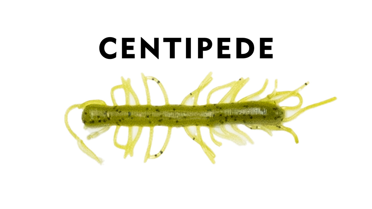 centipede fishing lure - 3 inch Leg Soft 6cm 1.7g Sufix Revolve Braid - Color:Guntersville Shad Drones over $500