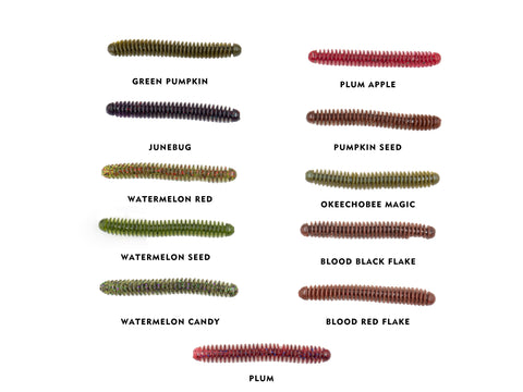The Ring Worm - 8 Count Bag Bass Munitions Lures The Ring Worm - 8 Count Bag Bass Munitions Lures