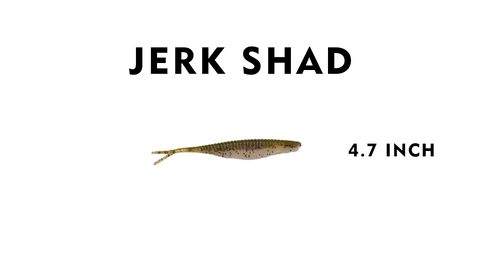 Jerk Shad - 4.7 inch - 10 Count