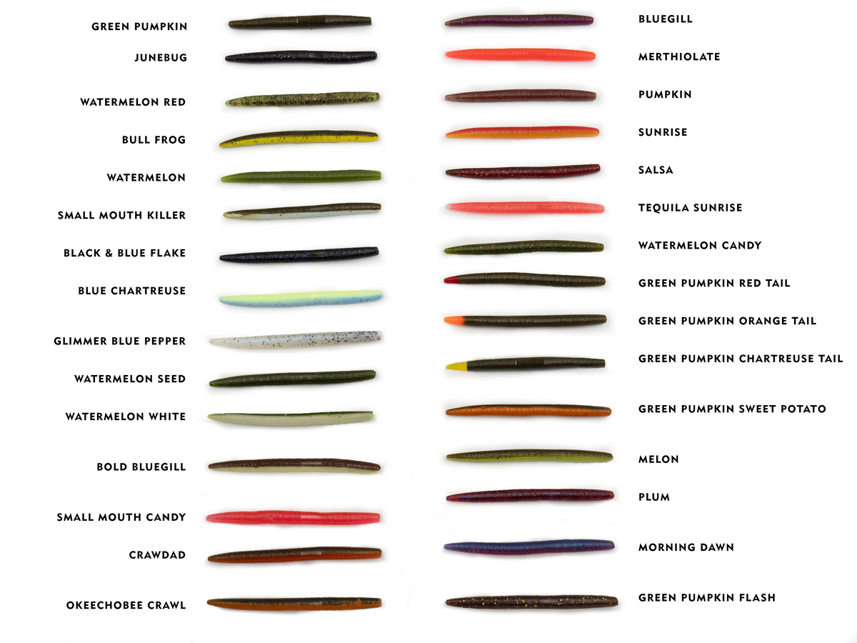 5 Inch Original Stick Bait - 10 Count – Bass Munitions Lures